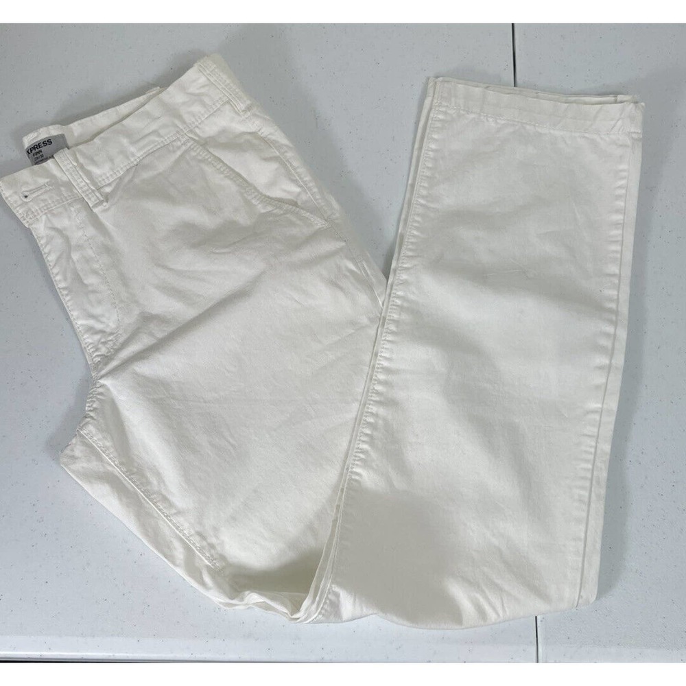 Express White Jeans Slim Skinny Fit Size 29/30